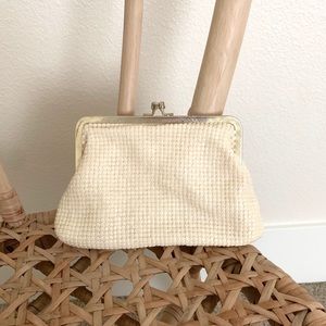 Vintage Ivory Framed Clutch
